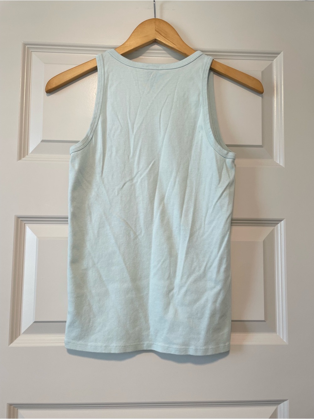GAP Light Blue Hawaii Floral Y2K Surfer Tank Top Coastal Beach Vibes - Picture 2 of 4